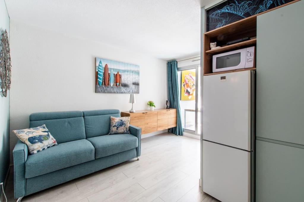Le Murmure Du Palmier * A 2 Min * Parking Prive * Terrasse Apartment